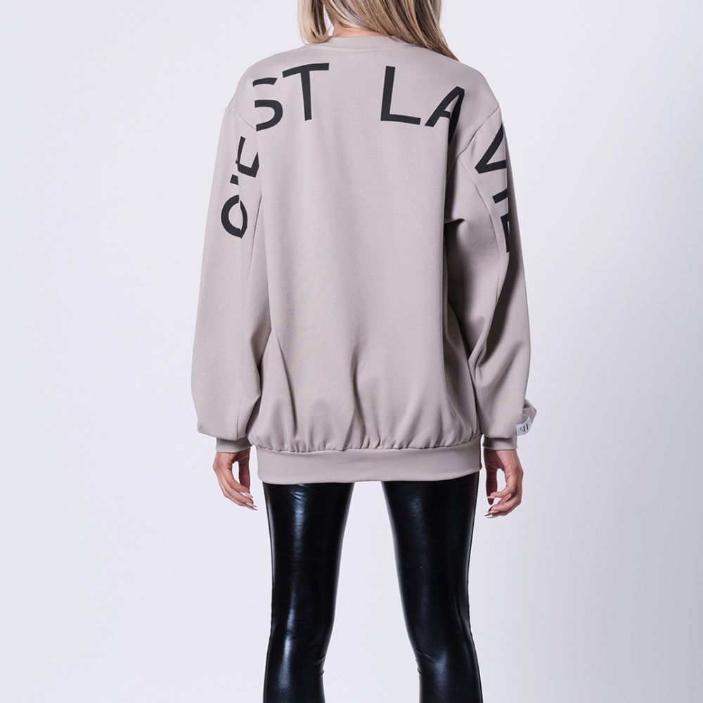 C'EST LA VIE OVERSIZED PULLOVER